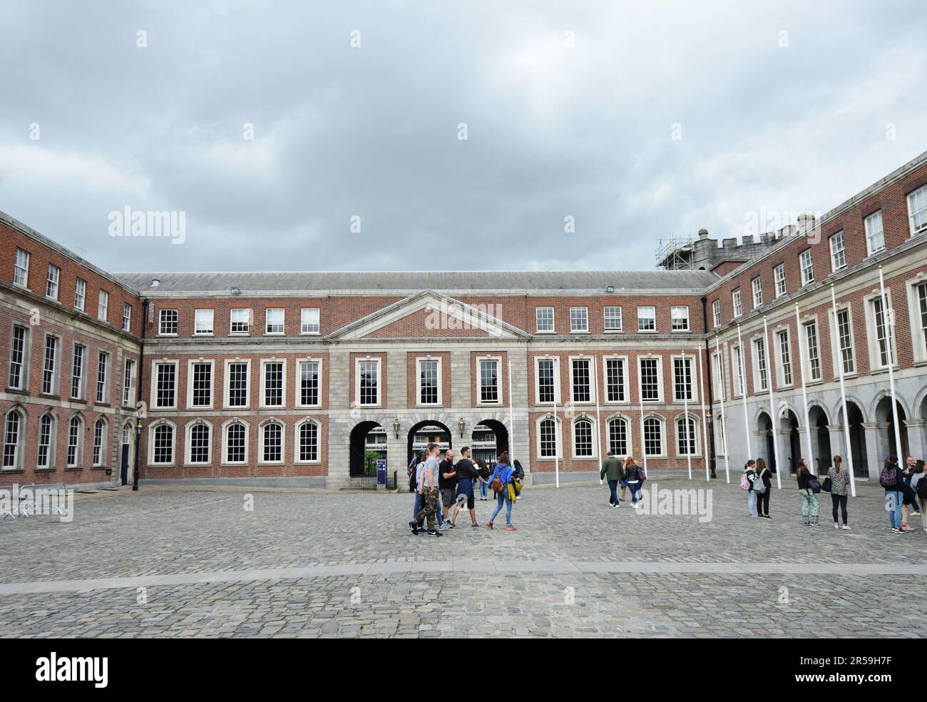 Il Castello di Dublino, Dublino, Irlanda. Foto Stock