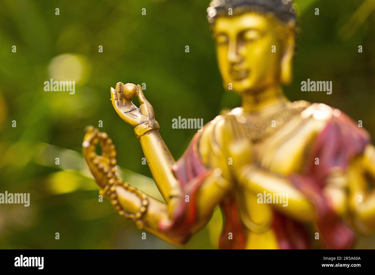 Figura di Buddha in natura Foto Stock