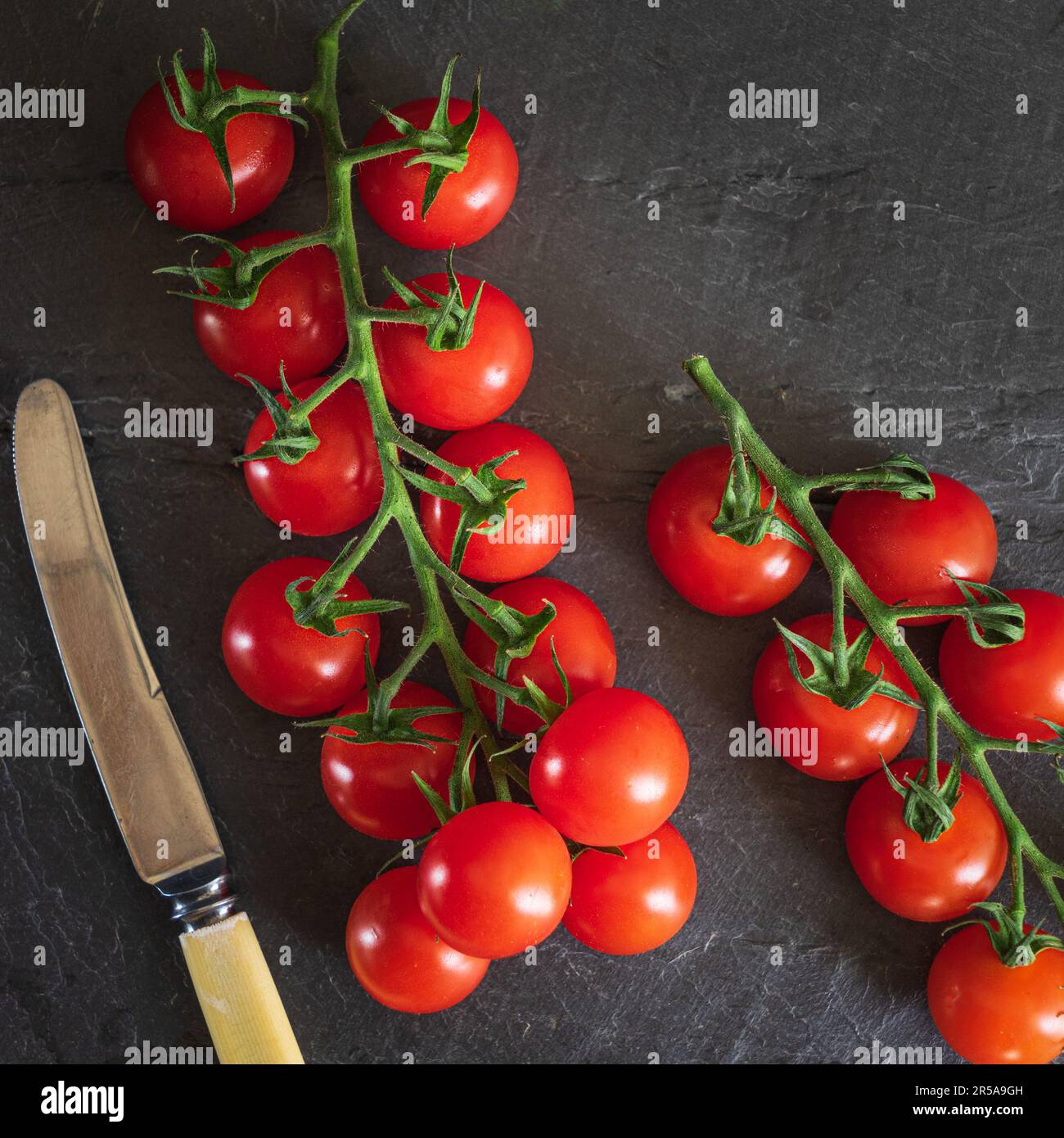 Pomodori piccoli Foto Stock