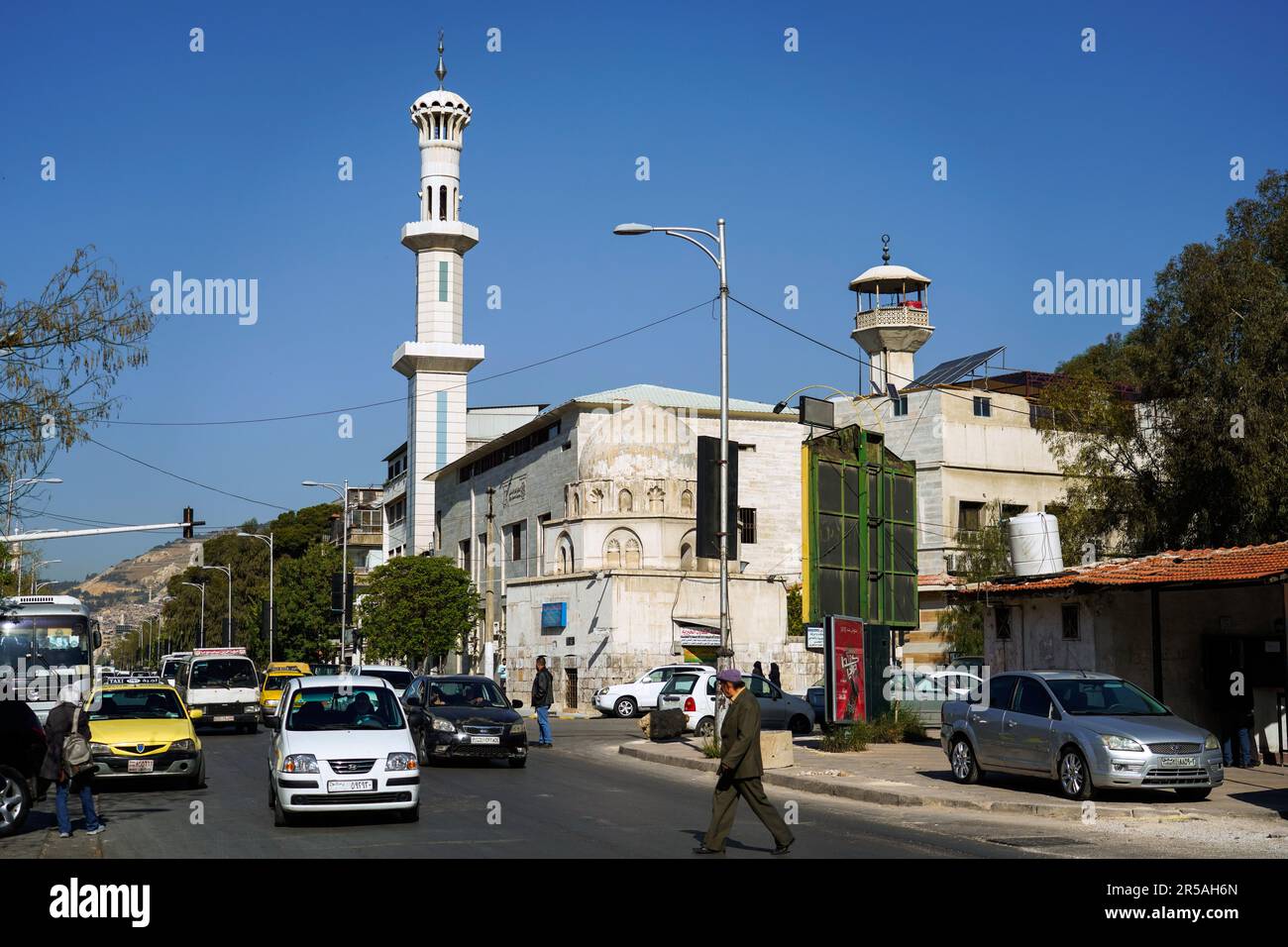 Moschea nella città di Damasco, Siria Foto Stock