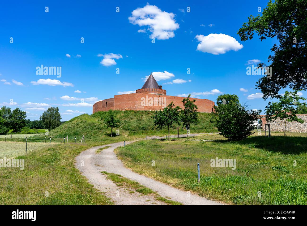 castello lindau nella germania orientale, sassonia-anhalt Foto Stock