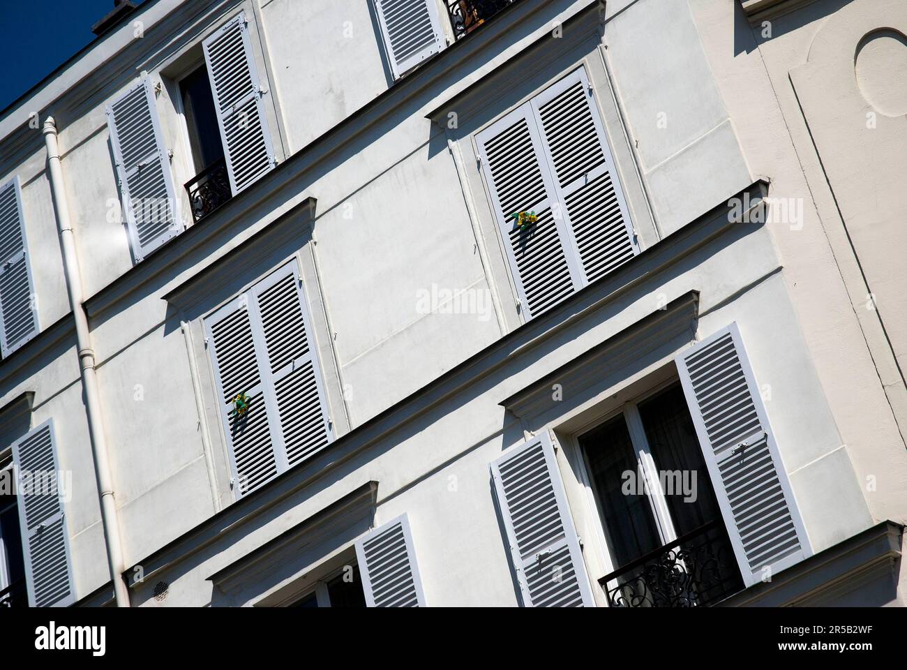 Rue Lepic, Parigi Francia Foto Stock