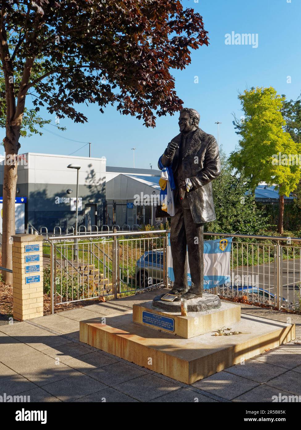 Regno Unito, West Yorkshire, Leeds, Elland Road Stadium, sede del Leeds United FC. Foto Stock