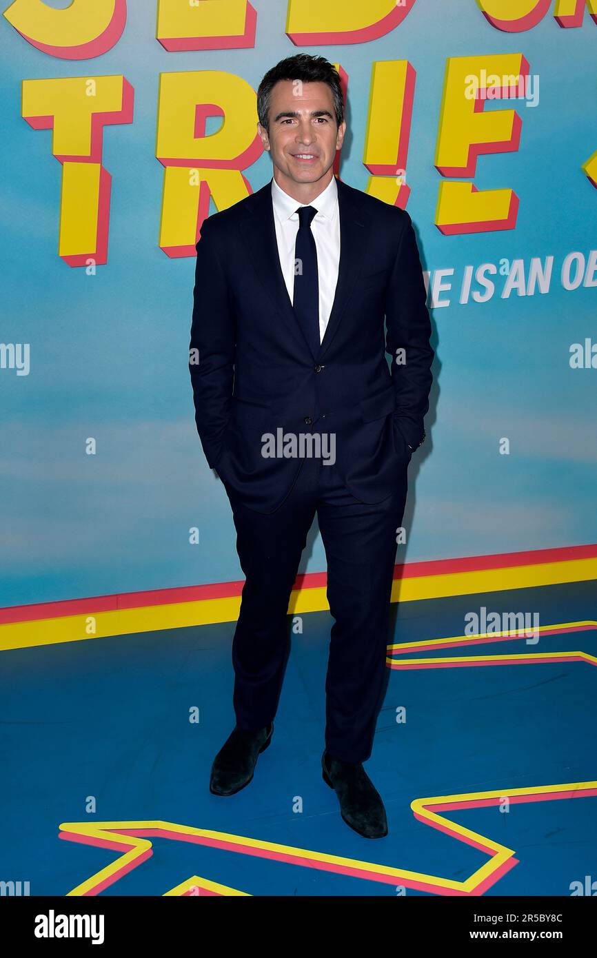 Chris Messina bei der Premiere der Peacock Streamingserie 'Based on a True Story' im Pacific Design Center. West Hollywood, 01.06.2023 Foto Stock