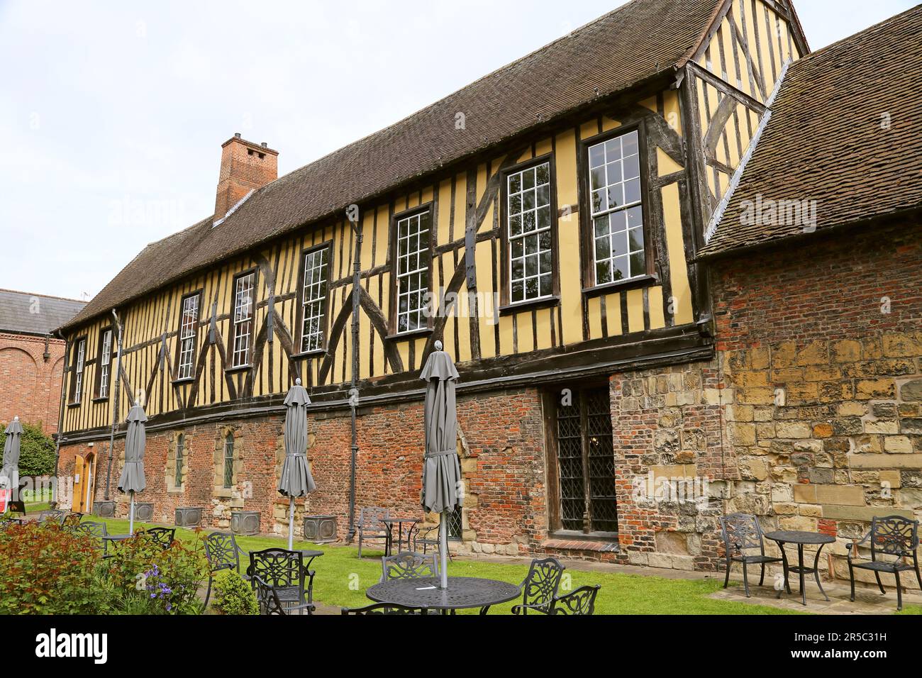Merchant Adventurers' Hall, Fossgate, York, North Yorkshire, Inghilterra, Gran Bretagna, Regno Unito, Regno Unito, Europa Foto Stock