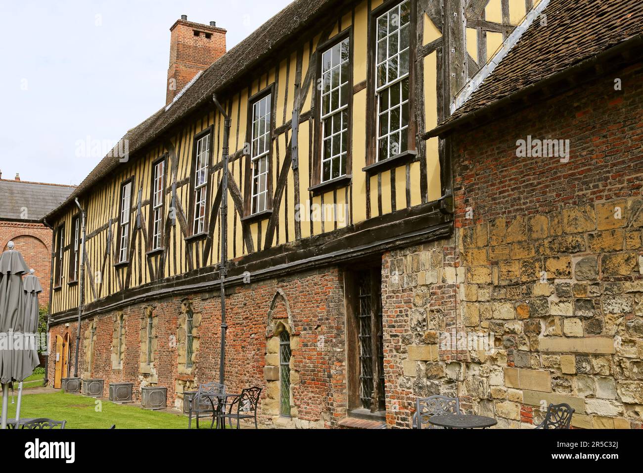 Merchant Adventurers' Hall, Fossgate, York, North Yorkshire, Inghilterra, Gran Bretagna, Regno Unito, Regno Unito, Europa Foto Stock