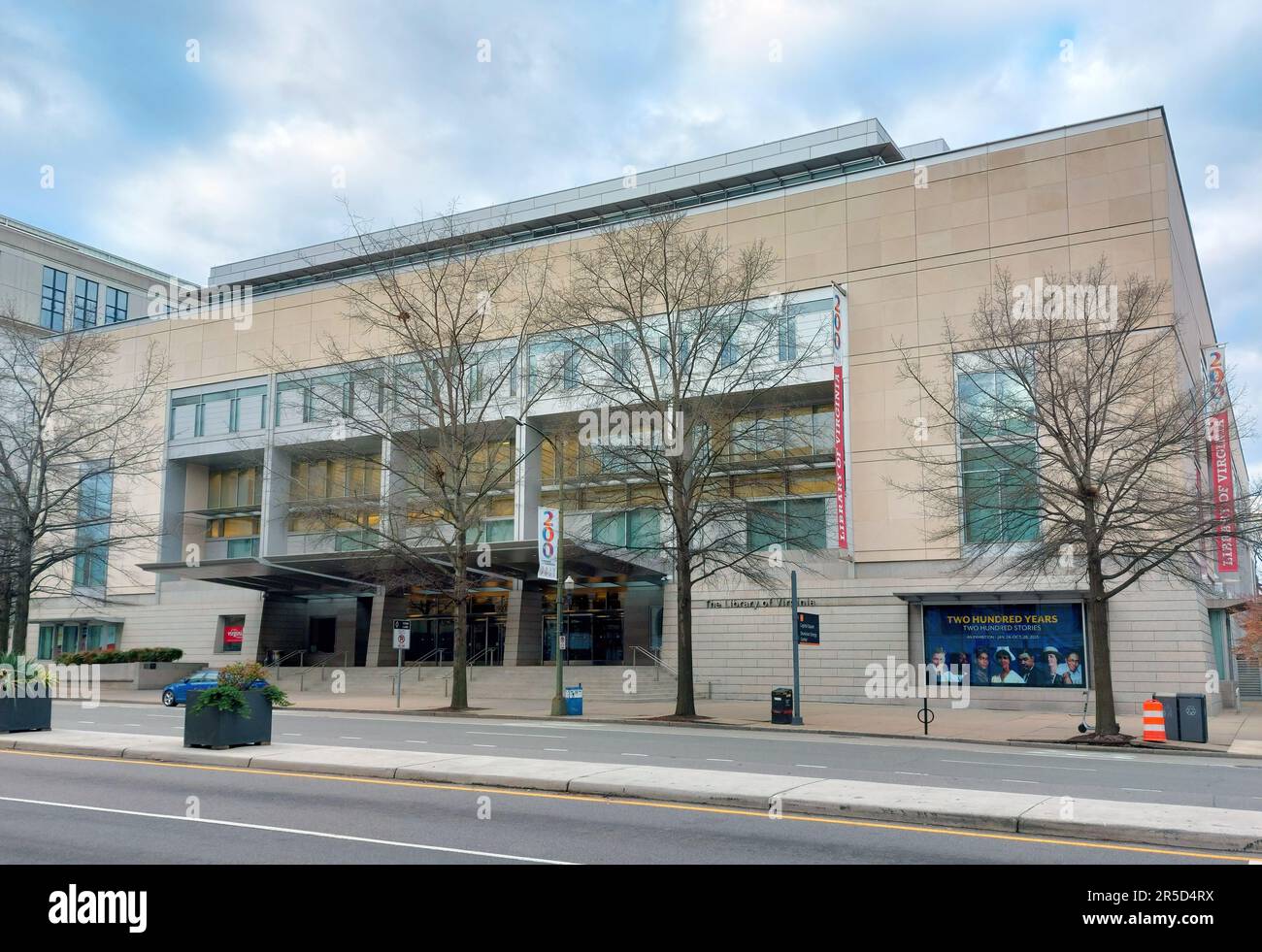 Biblioteca pubblica nel centro di Richmond, Virginia, USA. Foto Stock