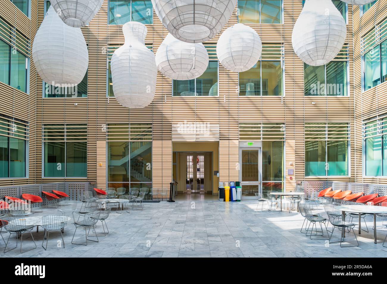 Interno della Gilman Hall del campus della Johns Hopkins University a Baltimora, Maryland, USA. Foto Stock