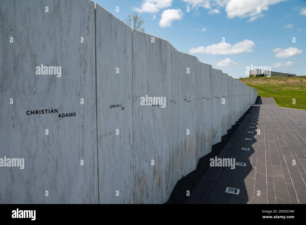 Il Flight 93 Memorial a Shanksville, Pennsylvania, USA Foto Stock
