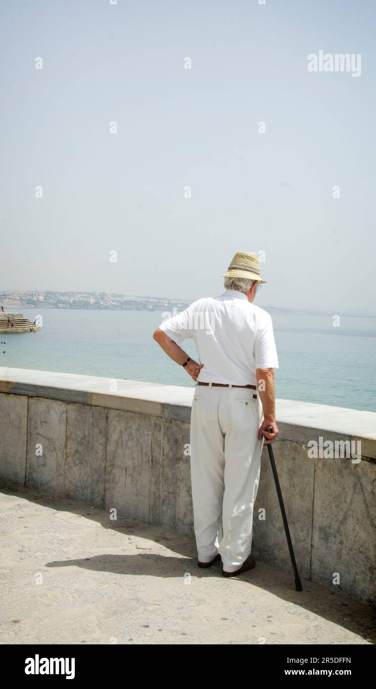 Vecchio Cascais Foto Stock