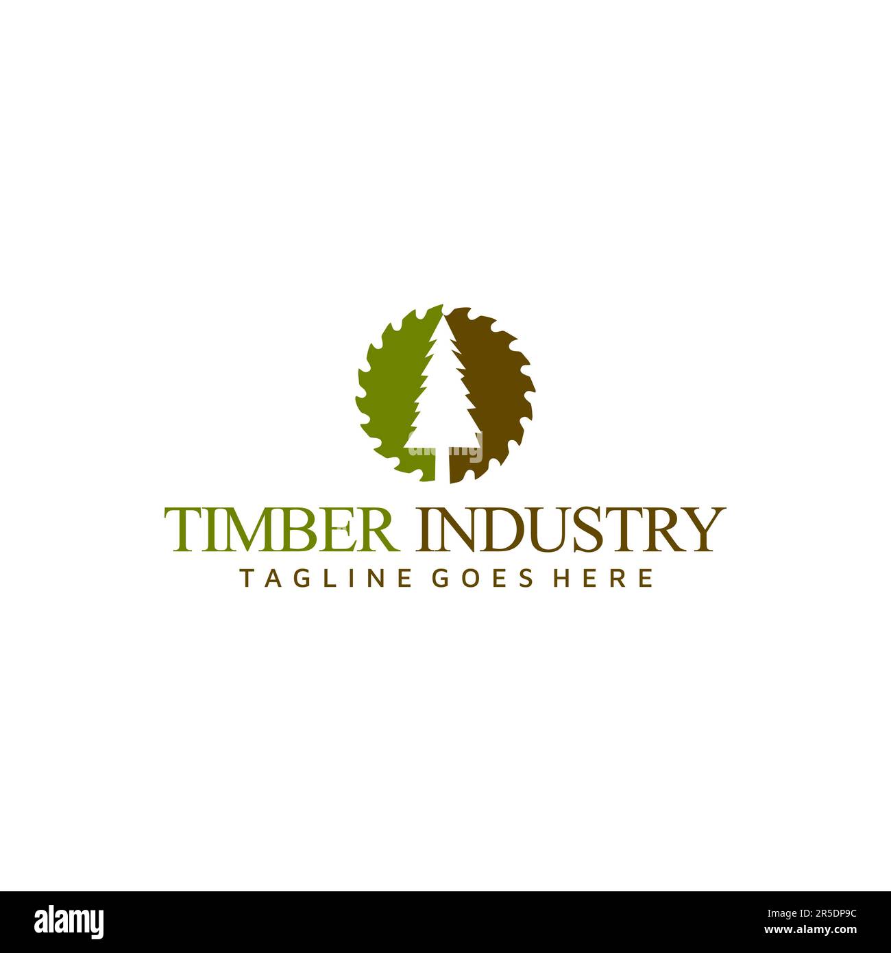 Woodworking Logo design ispirazione creativa Illustrazione Vettoriale