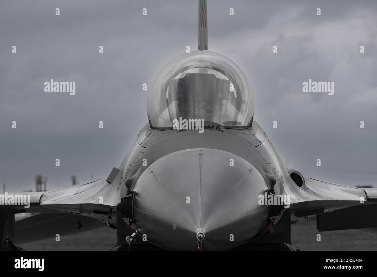 F-16 Fighting Falcon di "The Fabulous Flying Fiends", con sede a Osan Air base nella Repubblica di Corea, in visita alla base aerea di Yokota, in Giappone Foto Stock