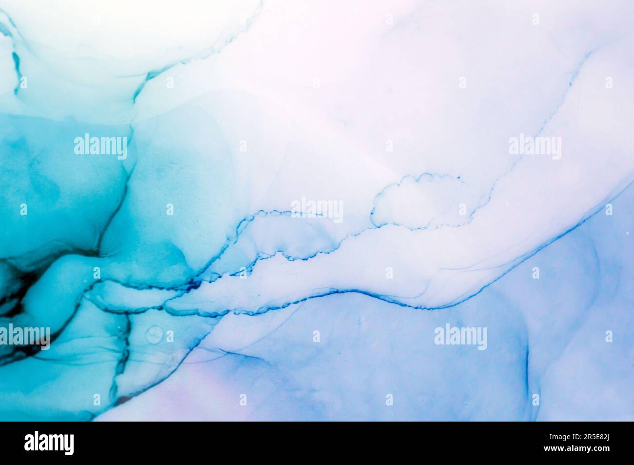 Marmo inchiostro arte astratta da squisito dipinto originale per sfondo astratto . La pittura è stata dipinta su carta di alta qualità per creare liscia Foto Stock