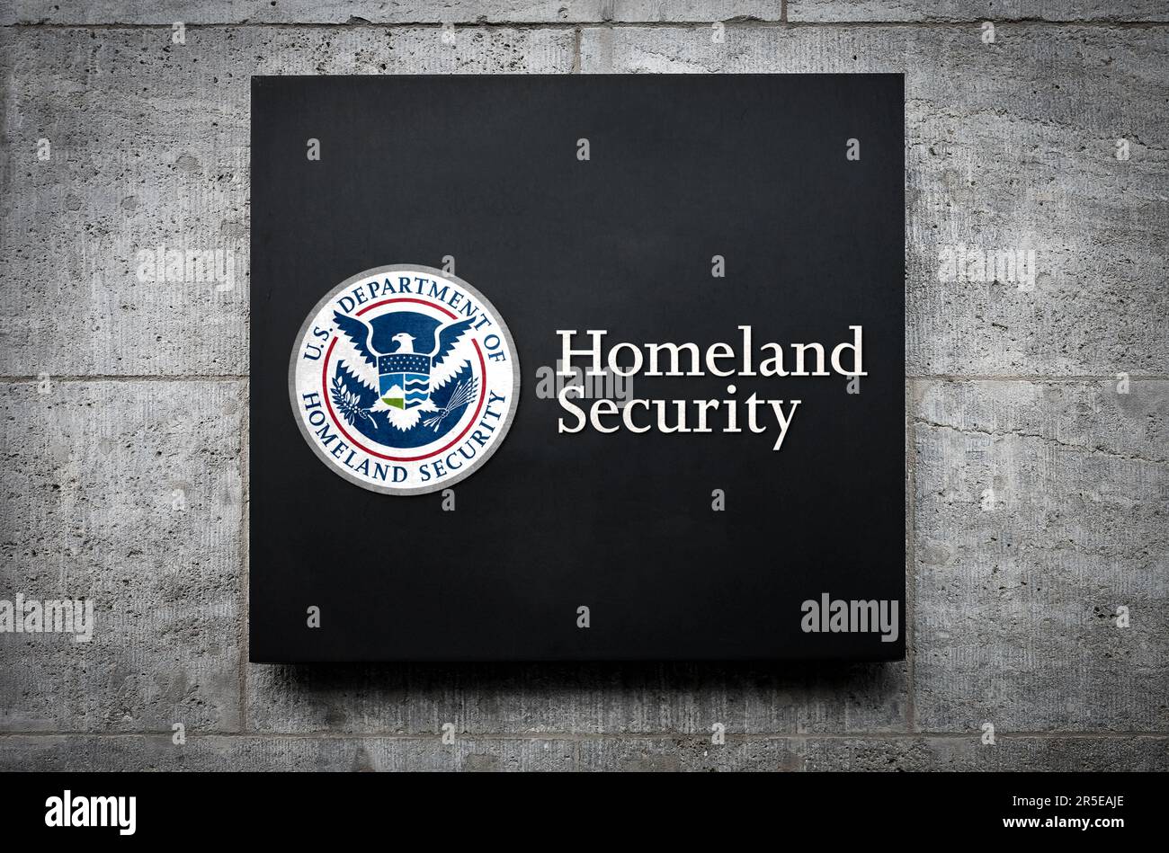 DHS - Dipartimento di sicurezza interna Foto Stock