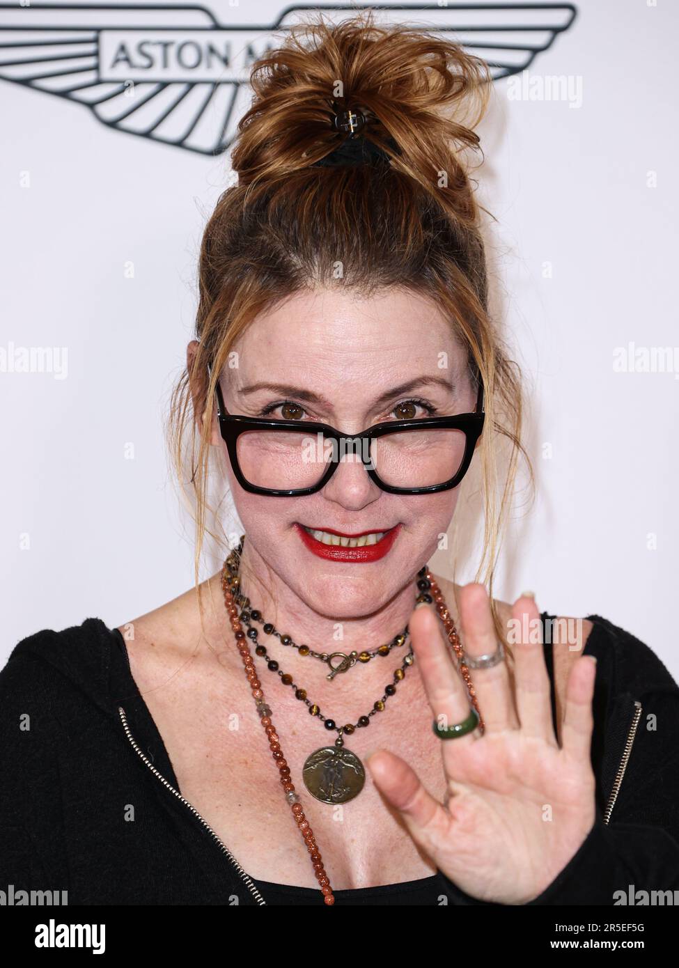 CENTURY CITY, LOS ANGELES, CALIFORNIA, USA - 02 GIUGNO: Dedee Pfeiffer arriva al 30th° Race to Erase MS Gala che si tiene presso il Fairmont Century Plaza il 2 giugno 2023 a Century City, Los Angeles, California, Stati Uniti. (Foto di Xavier Collin/Image Press Agency) Foto Stock