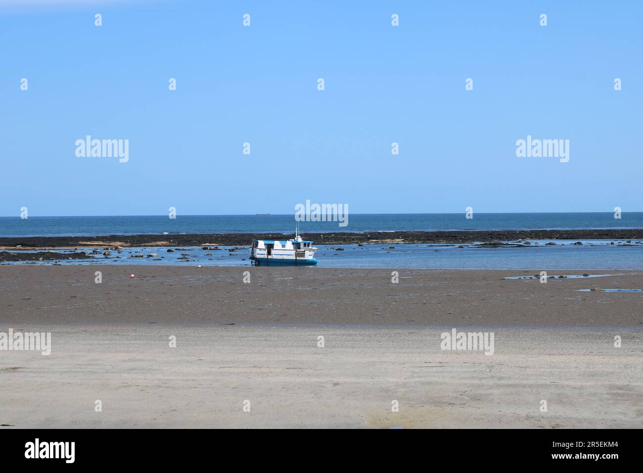 Boulmer Beach, Northumberland, Inghilterra. Foto Stock