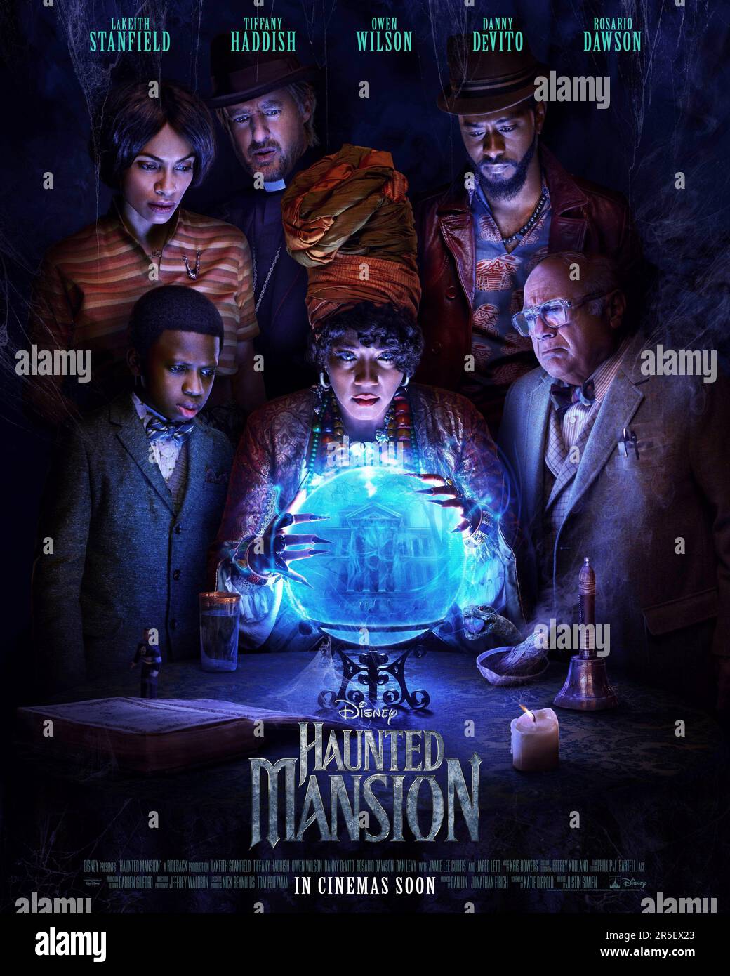 Poster Haunted Mansion Foto Stock