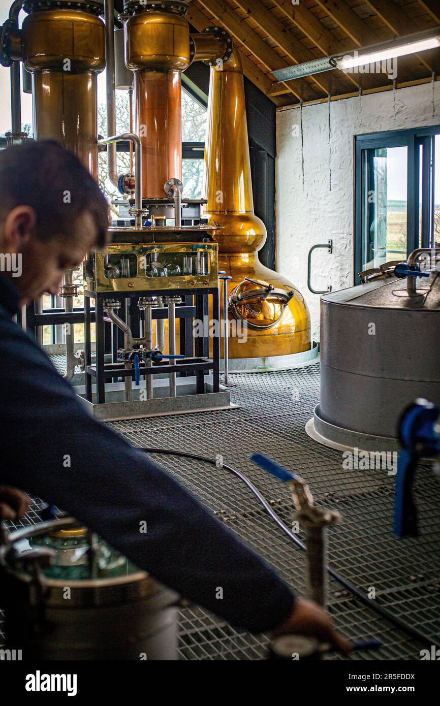 Distilleria Kilchoman , Islay, Scozia Foto Stock