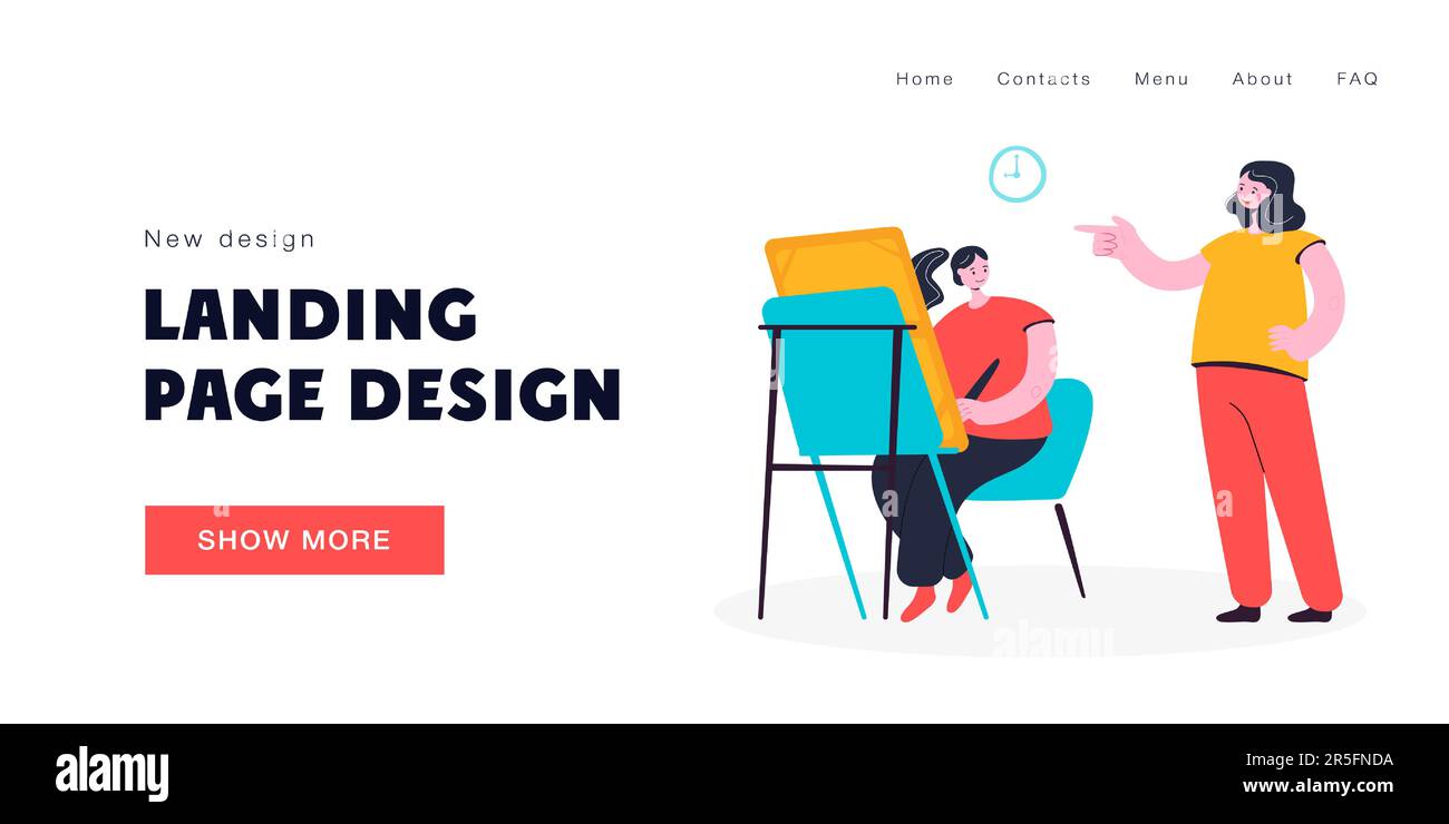 Donna pittura vettore illustrazione Illustrazione Vettoriale