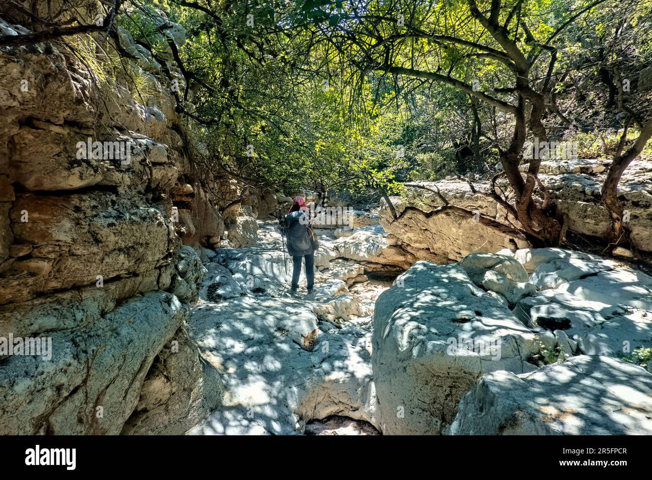 Trekking sulla Via Licia, Finike, Turchia Foto Stock