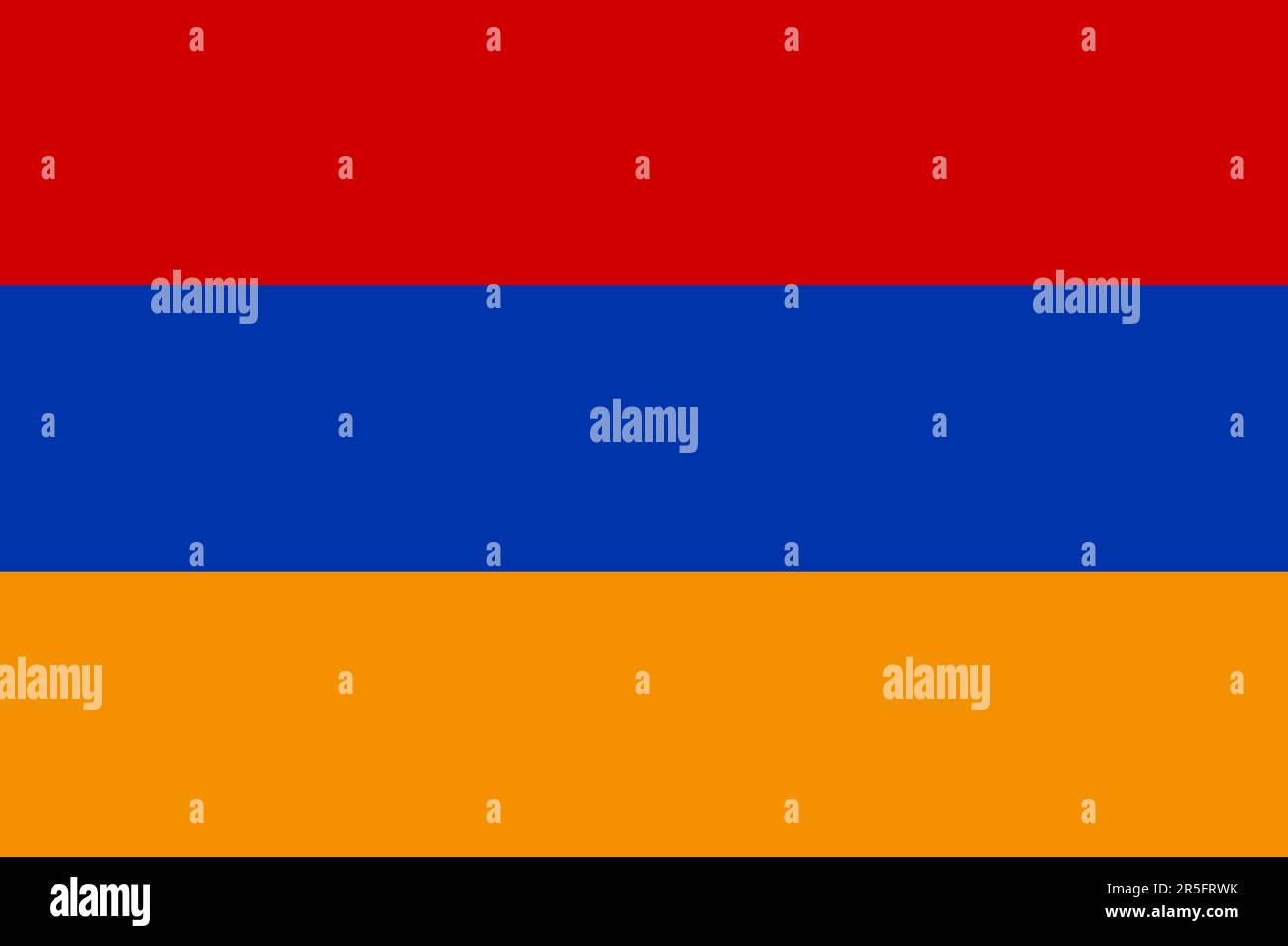 Bandiera dell'Armenia. Foto Stock