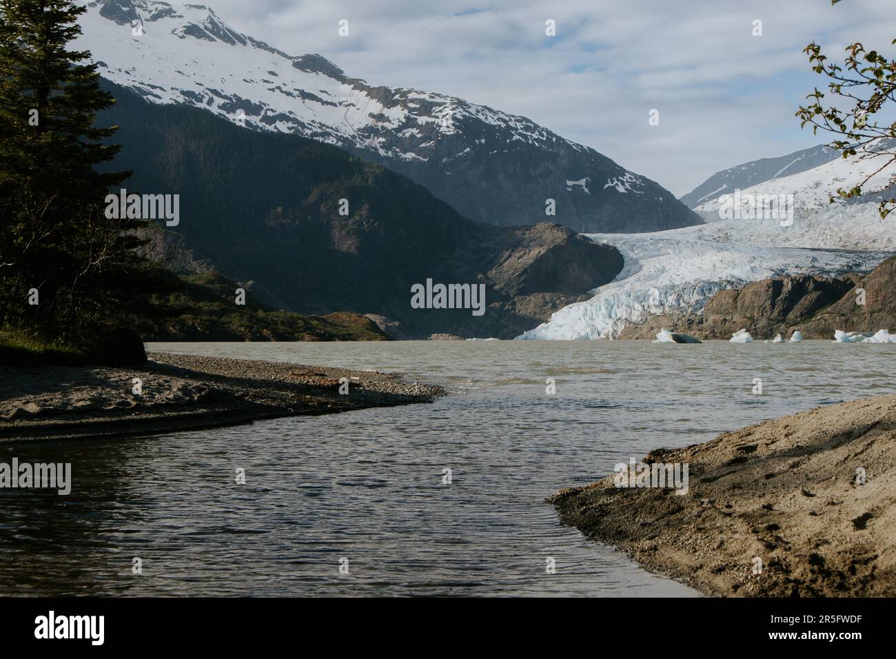 Mendenhall Glacier National Park Juneau Alaska Foto Stock
