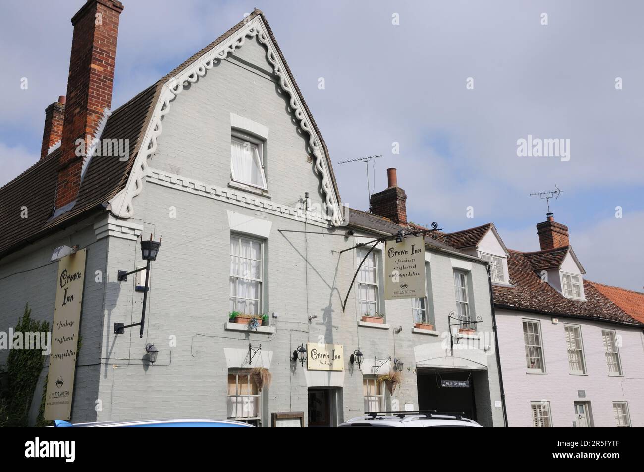 Crown Inn, High Street, Linton, Cambridgeshire Foto Stock