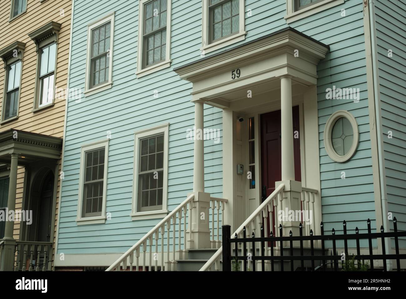 Case a Brooklyn Heights, Brooklyn, New York Foto Stock