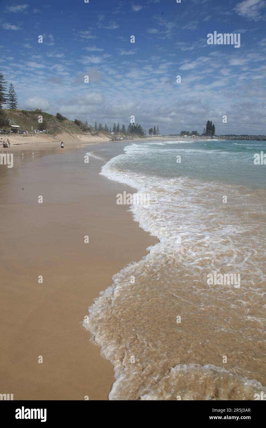 Port Macquarie Town Beach - NSW Australia Foto Stock