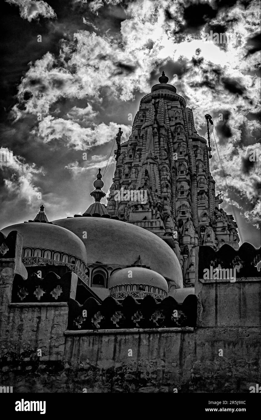 Bhandasar Jain Temple, Bikaner, Rajasthan, India Foto Stock