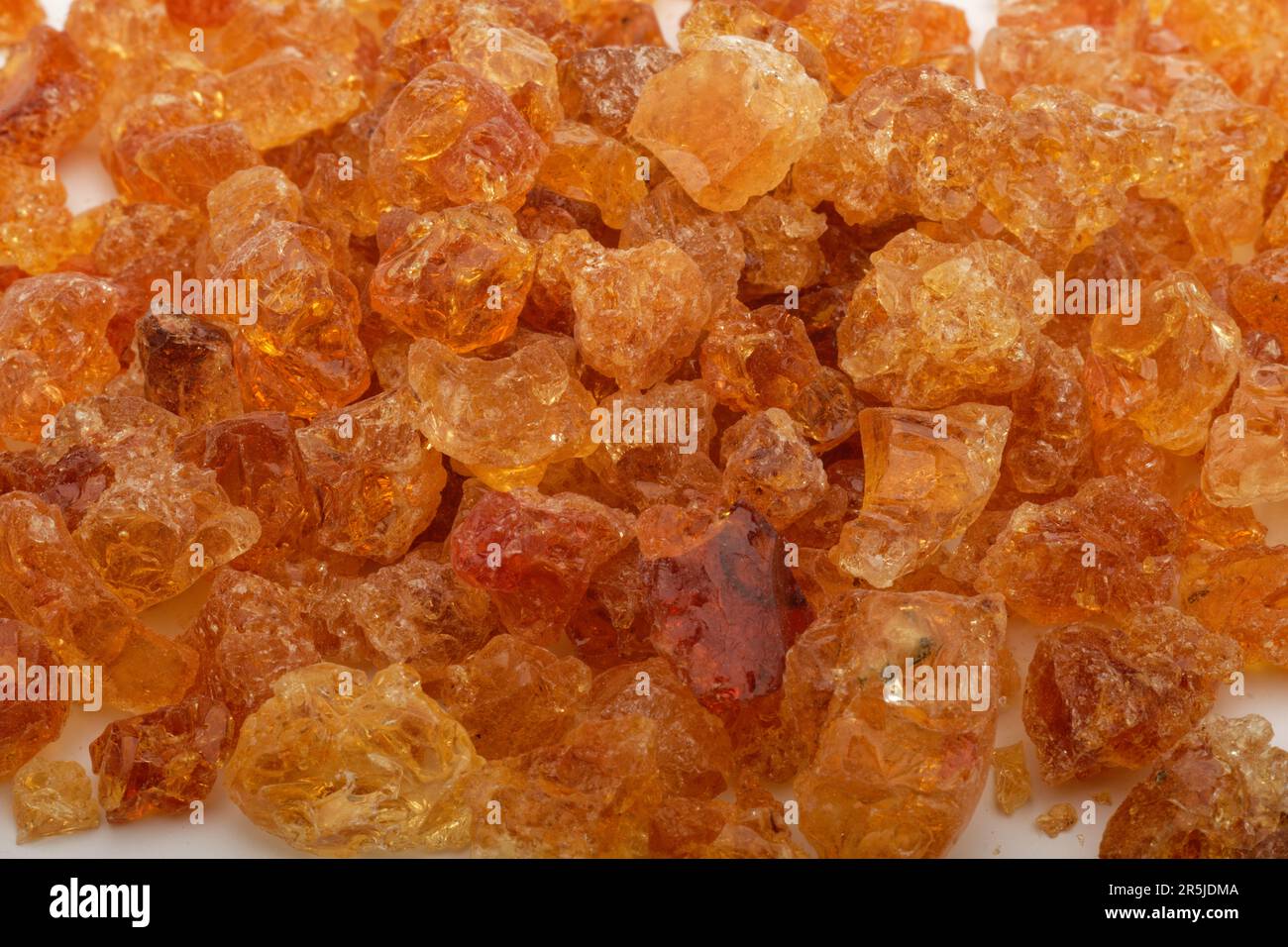 Goond Char o Gum Arabo. Gomma commestibile o addensante di cibo. Privo di vegani e glutine. Foto Stock