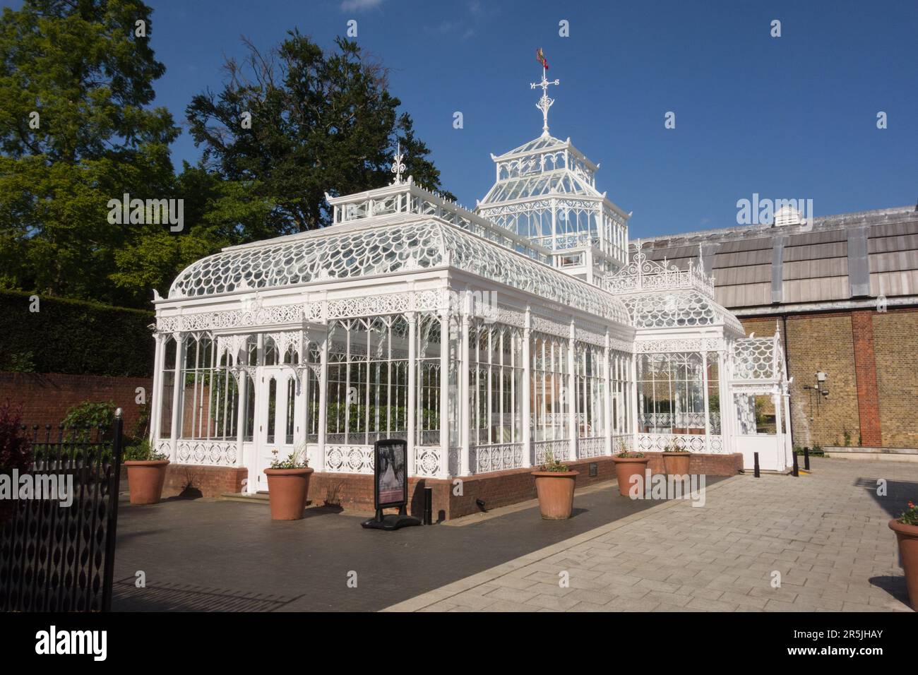 Charles Harrison Townsend's Victorian Conservatory, Horniman Museum, Horniman Gardens, Forest Hill, Londra, SE23, Inghilterra, Regno Unito Foto Stock