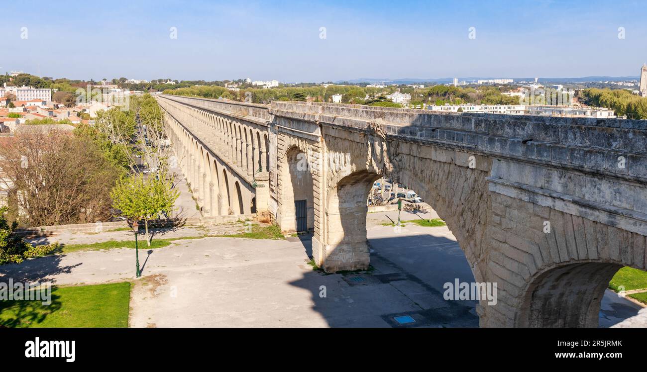 Paesaggio urbano della città di Montpellier. Francia, Sud Europa Foto Stock