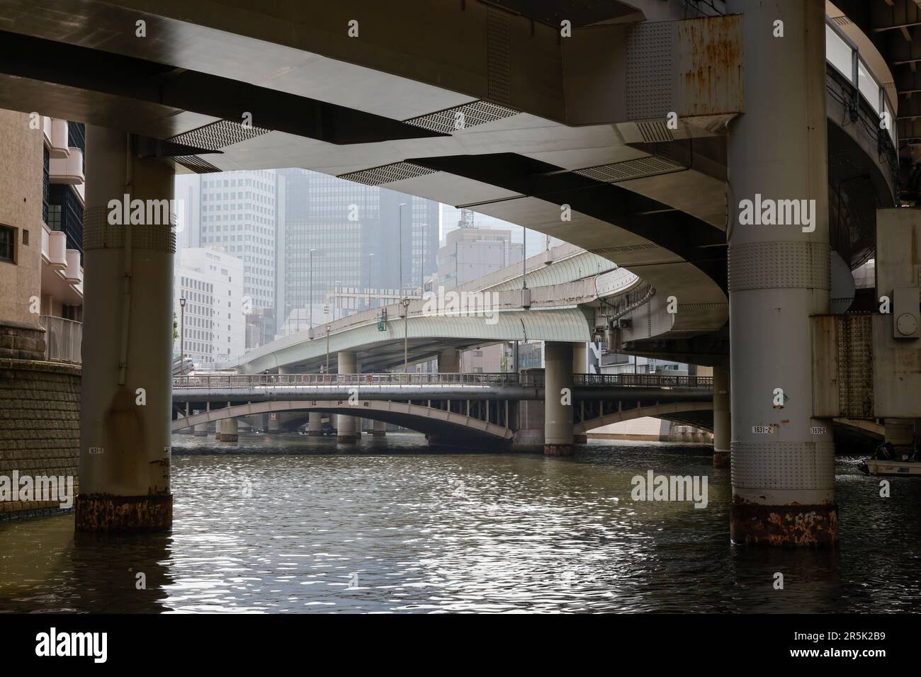 CROCIERA A NIHONBASHI A TOKYO Foto Stock