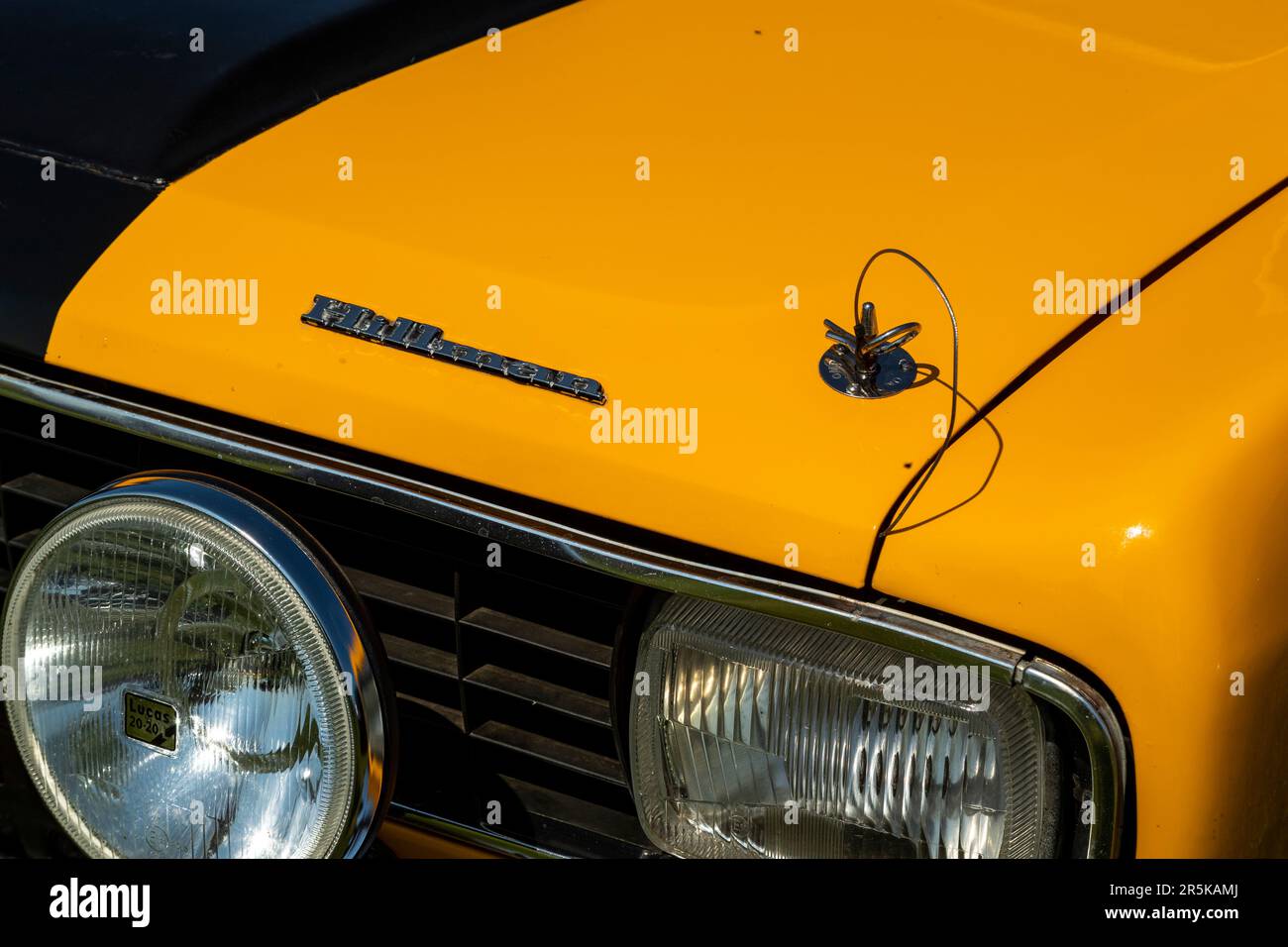 1972 Hillman Avenger Tiger. Incontro con auto d'epoca alla Hanley Farm, Chepstow. Foto Stock