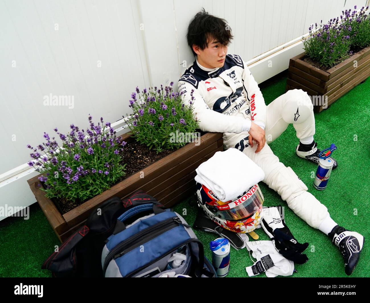 Barcellona, Spagna. 04th giugno, 2023. Yuki Tsunoda (Giappone), Scuderia AlphaTauri AT04 durante la gara F1 Gran Premio di Spagna al circuito di Barcellona-Catalunya il 4 giugno 2023 a Barcellona, Spagna. (Foto di Bagu Blanco/PRESSIN) Credit: PRESSINPHOTO AGENZIA SPORTIVA/Alamy Live News Foto Stock