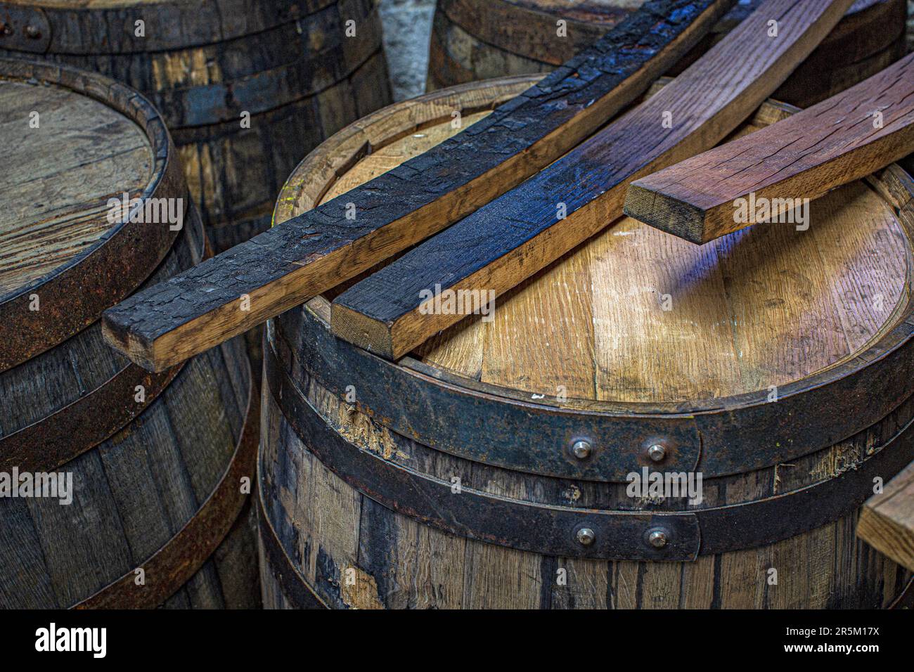 Distilleria Fettercarin, Aberdeenshire , Scozia Foto Stock
