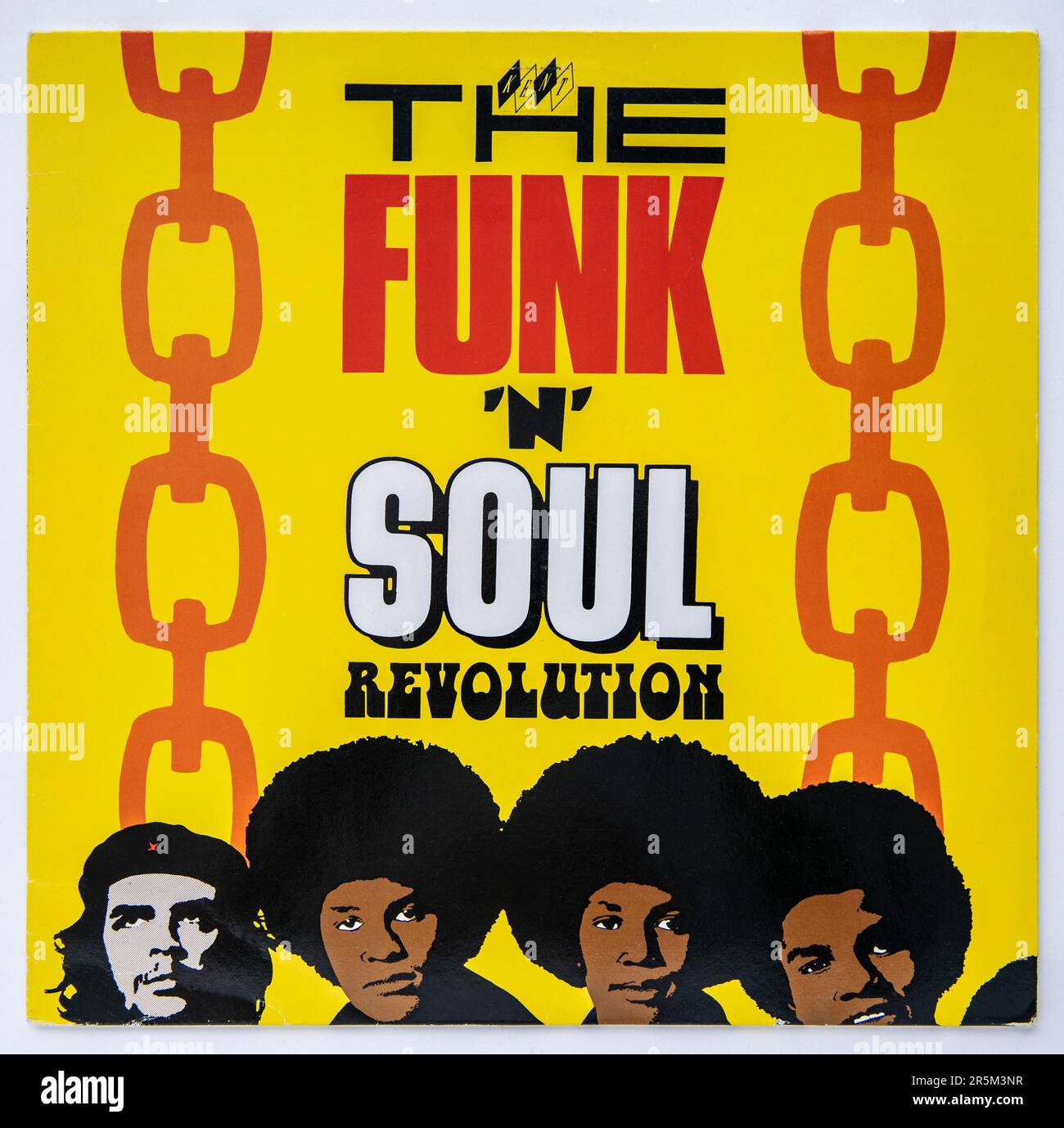 Copertina LP di The Funk 'n' Soul Revolution, una compilation di musiche funk e soul, pubblicata nel 1986 Foto Stock