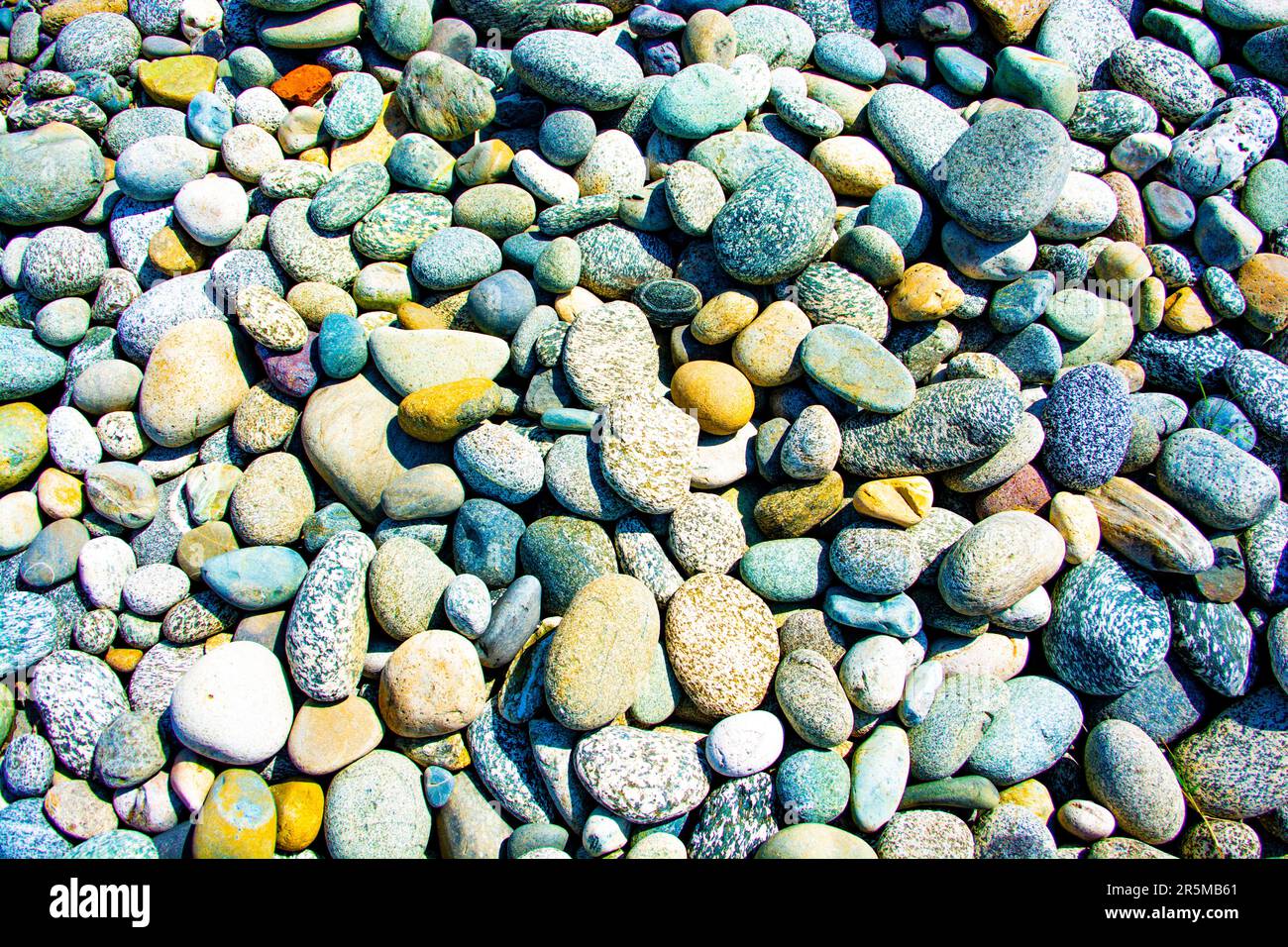 Disegno in pietra naturale multicolore Foto Stock