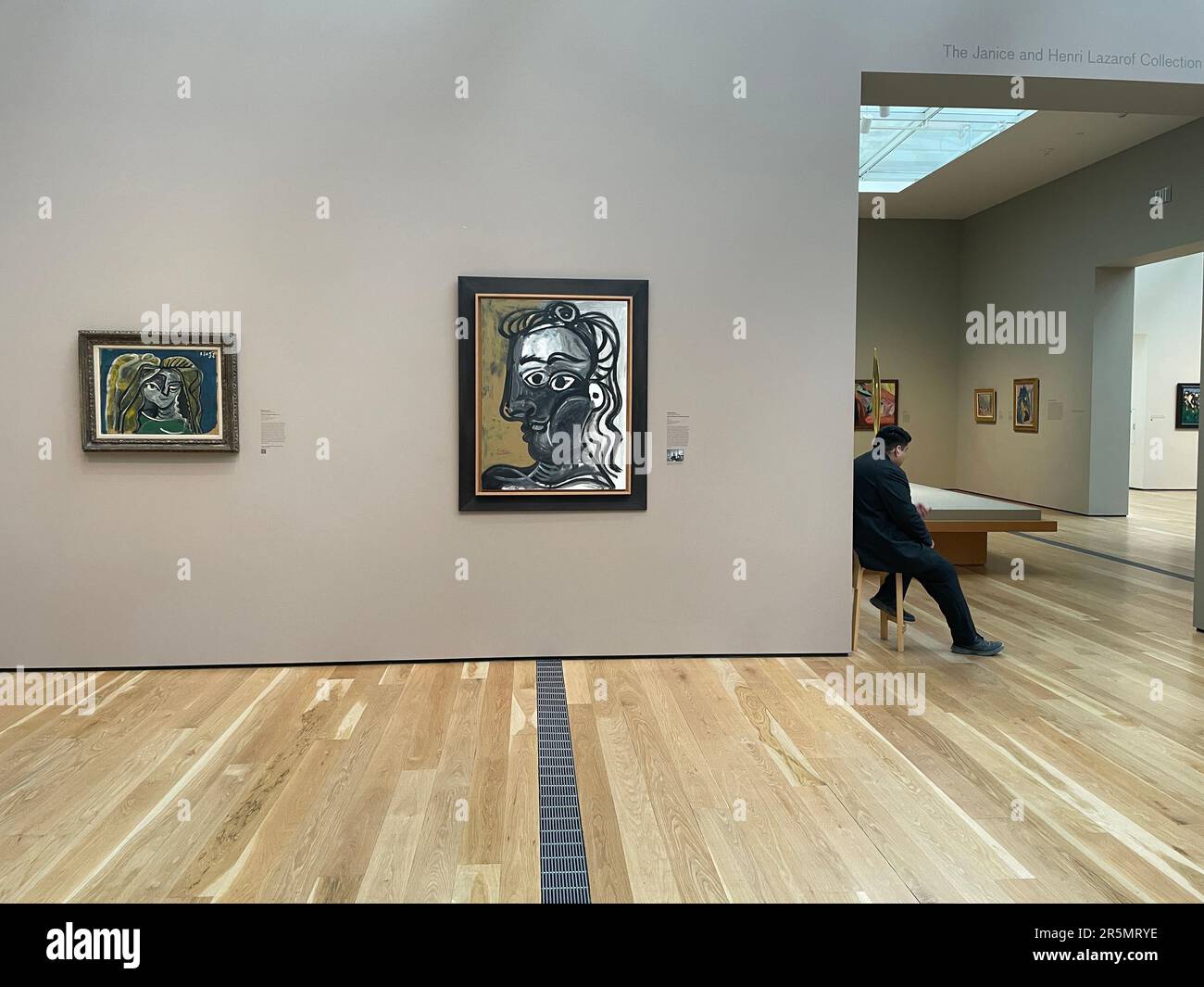Dipinti di Pablo Picasso al L.A. County Museum of Art (LACMA) a Los Angeles, California, USA Foto Stock