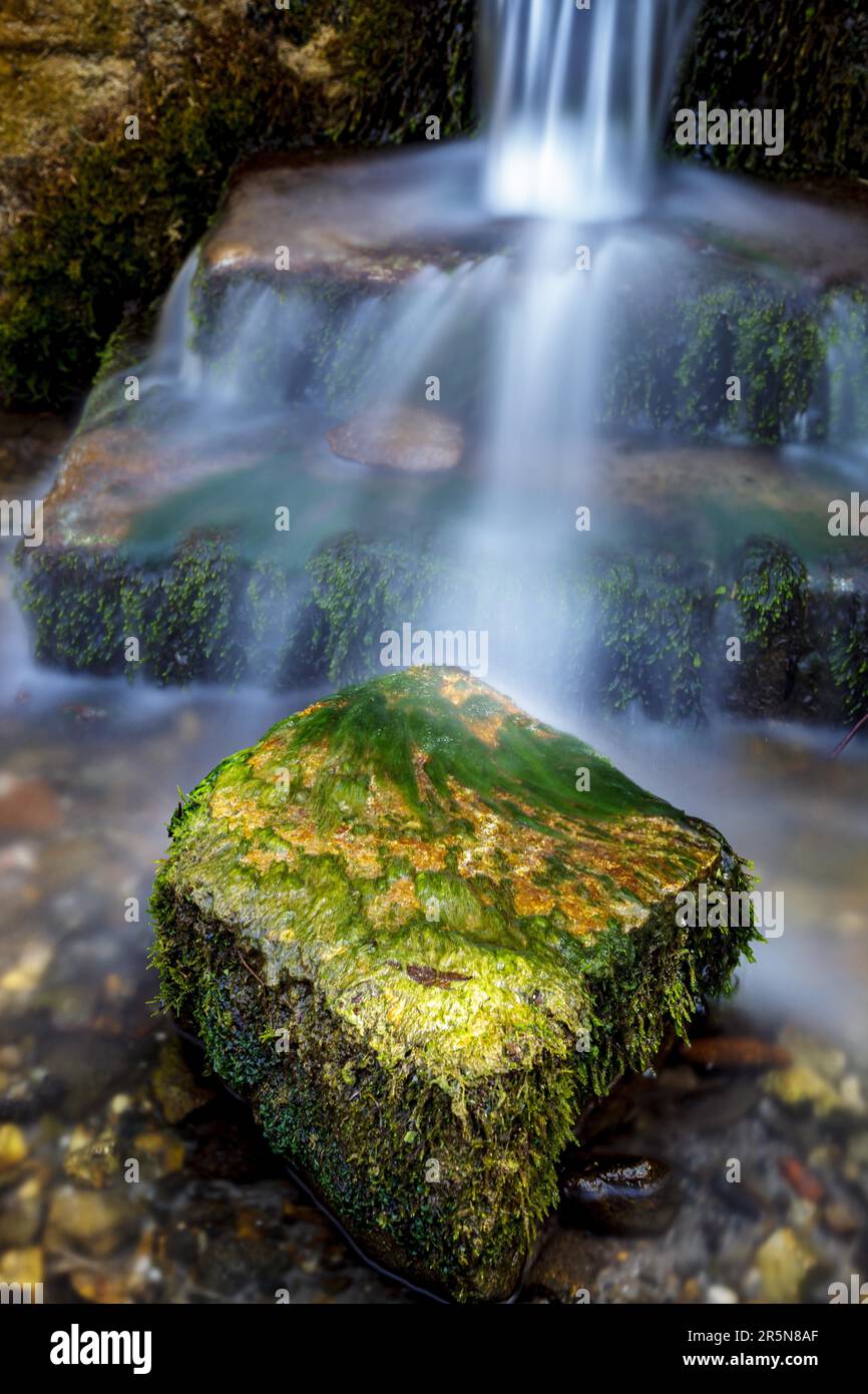 Piccola cascata nel Sussex Foto Stock