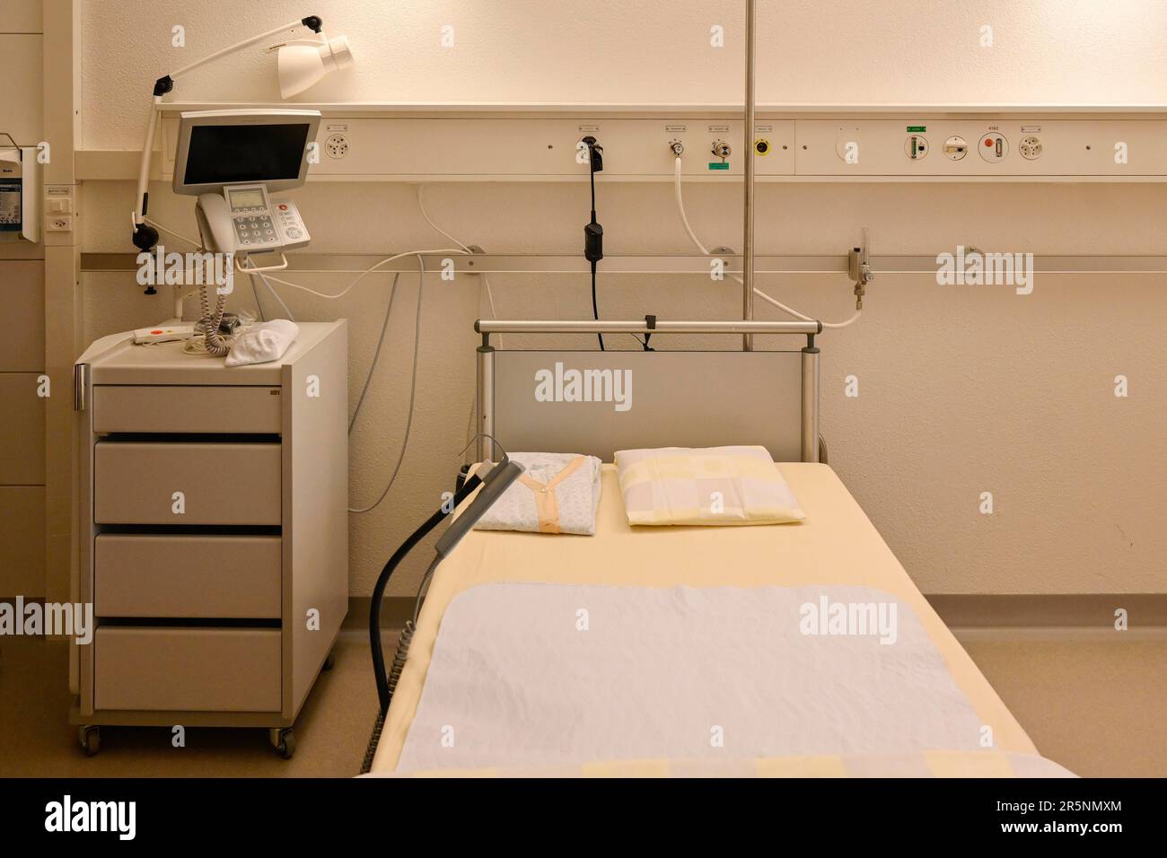 Sala privata dell'ospedale Foto Stock