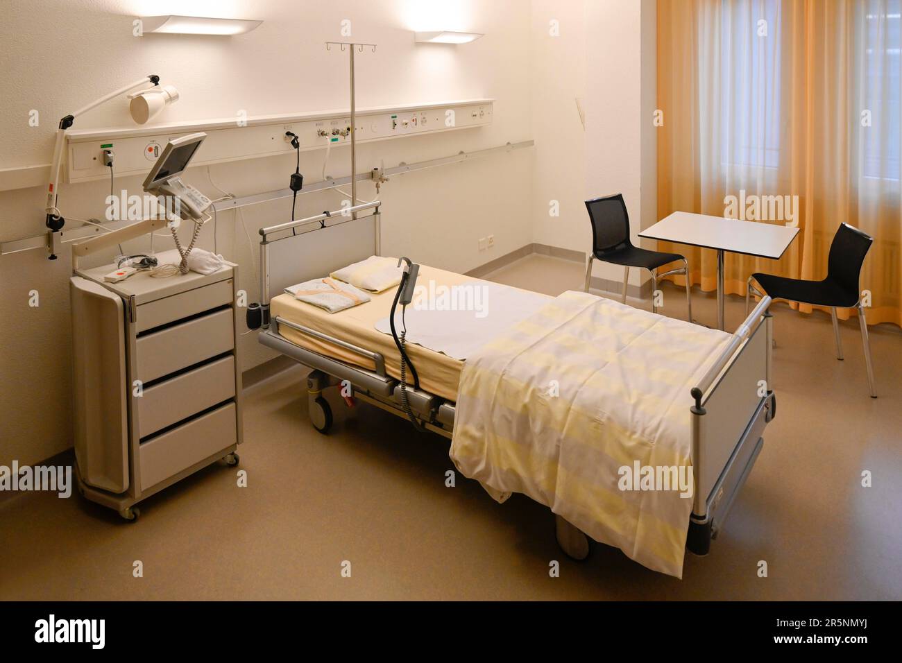 Sala privata dell'ospedale Foto Stock