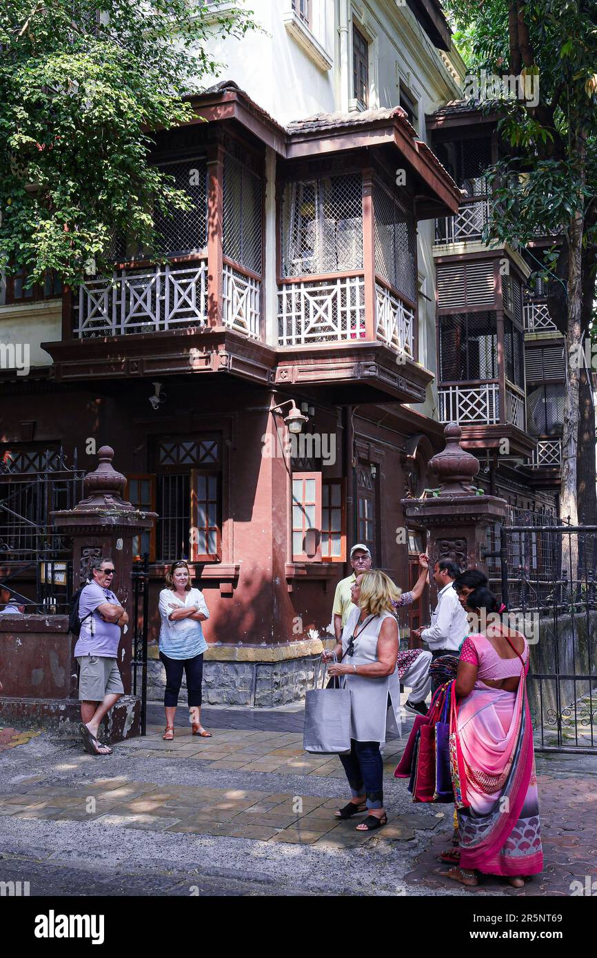 Mani Bhavan Gandhi Museum a Mumbai, India Foto Stock