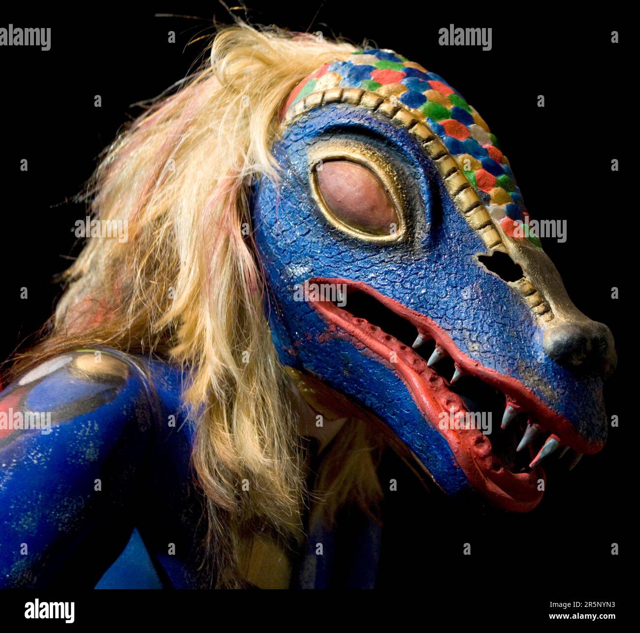 La creazione di Casey Turner modellato da Jasmine Mitchell nella categoria Special Effects fantasy al New Zealand Body Art Awards 2009, Foto Stock