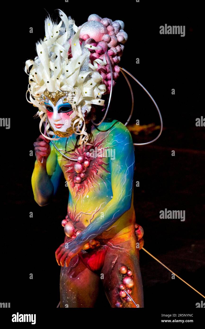Il vincitore supremo fu la creazione di Kelly Zhong-ni Ren dal titolo Painted Skin modellato da Shou Lin Mitchell nella categoria Special Effects fantasy Foto Stock