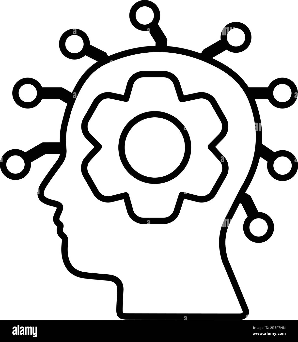 Sviluppo di idee, icona creativa. Uso commerciale, file stampati e presentazioni, materiali promozionali, Web o qualsiasi tipo di progetto di progettazione. Illustrazione Vettoriale