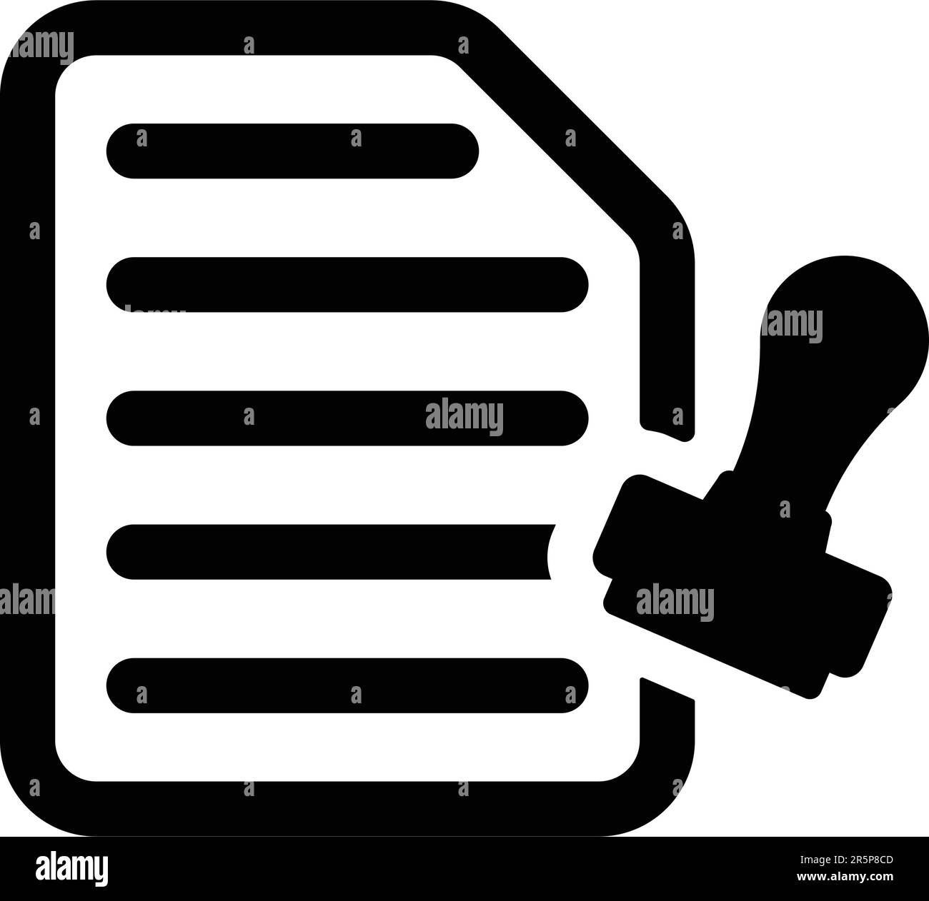 Linea di autorità e responsabilità. Semplice illustrazione vettoriale per Web, file di stampa, grafica o scopi commerciali. Illustrazione Vettoriale