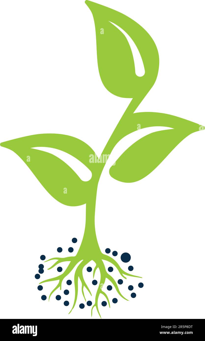 Seedling - icone naturali libere - uso perfetto per i file stampati e le presentazioni, la progettazione e lo sviluppo di siti web, materiali promozionali, illustrazione Illustrazione Vettoriale