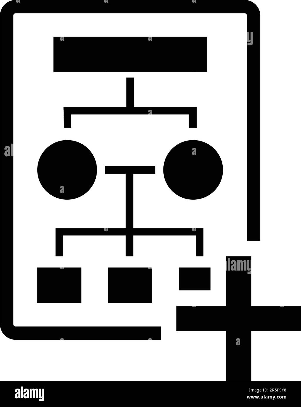 Aggiunta, icona Aggiungi piano. Uso commerciale, file stampati e presentazioni, materiali promozionali, Web o qualsiasi tipo di progetto di progettazione. Illustrazione Vettoriale